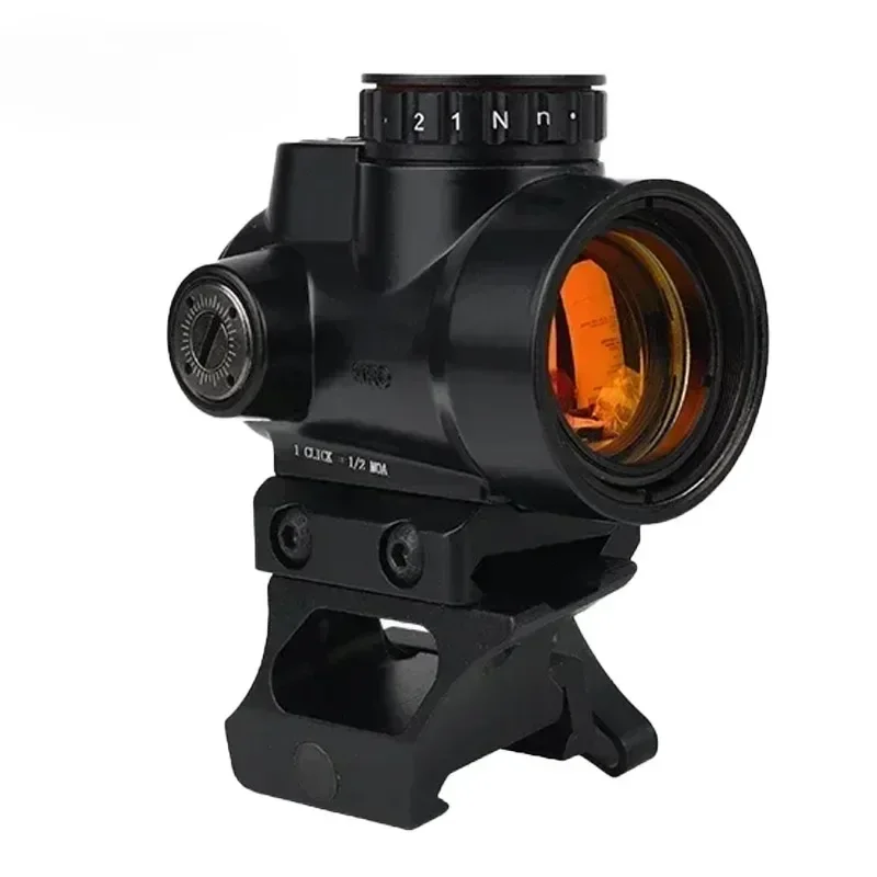Red Dot Sight HD101 Collimator Rifle Red Green Dot Reflex Sight Scope Fit 20mm Rail for Airsoft / Hunting Rifle