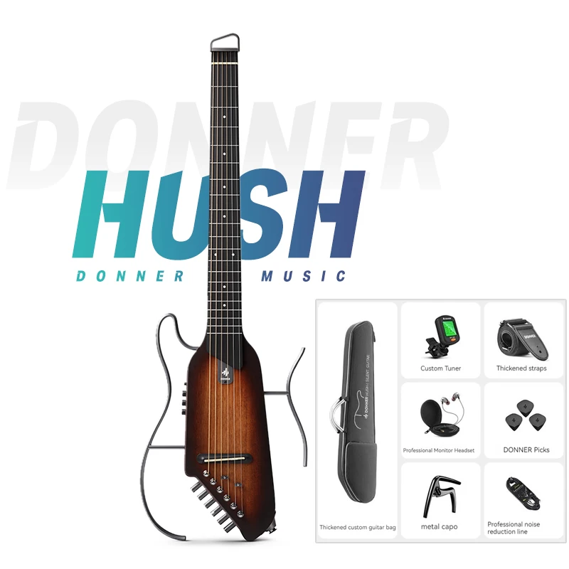 Donner HUSH-I Headless Hush Guitar Kit