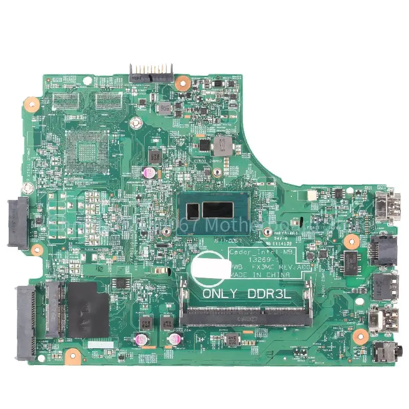Inspiron 3443 3543 Laptop Mainboard Pentium I3
