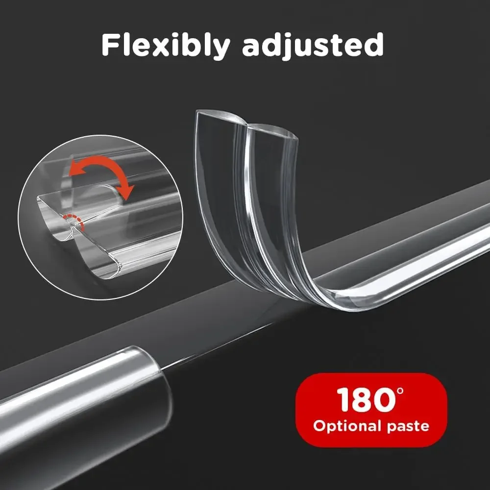 1/2M Table Edge Guard Silicone Baby Protection Strip Tape Self Adhesive Collision Proof Kids Safety Furniture Corner Protectors silicone furniture pads