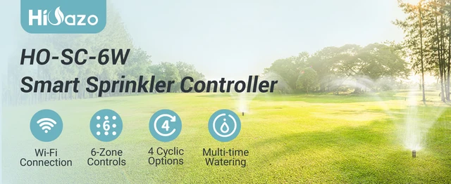 Computer Irrigazione WiFi HO-SC-6W - Timer 6 Zone, Controllo APP, Regolazione Stagionale - Foto 4