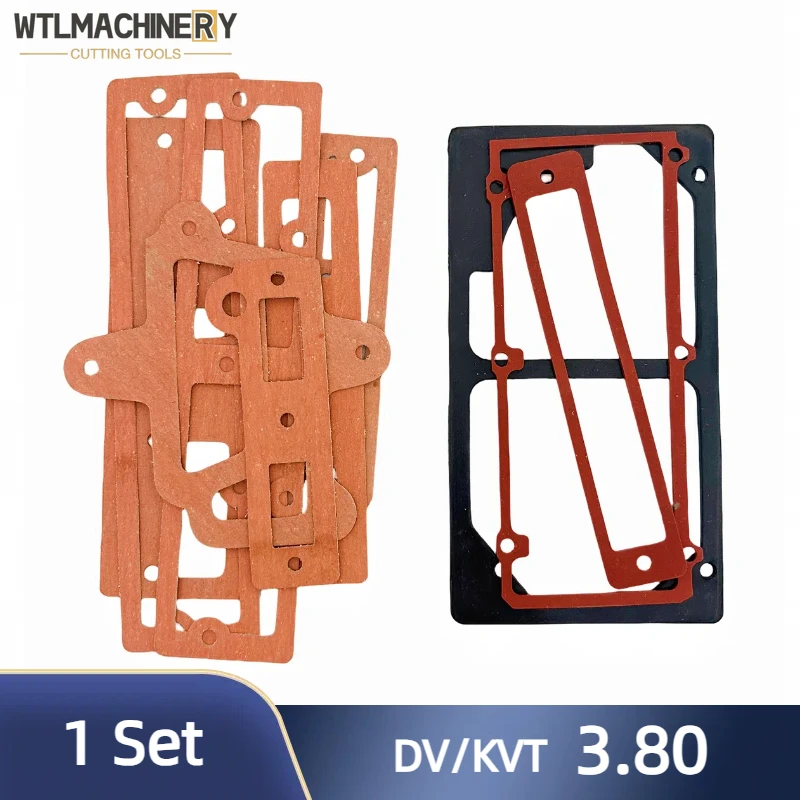 Gasket Set DVT3.80 KV3.80 For Vacuum Pump Air Pump Rubber Gasket and Paper Compressor Rubber and Paper Washer 1 Set