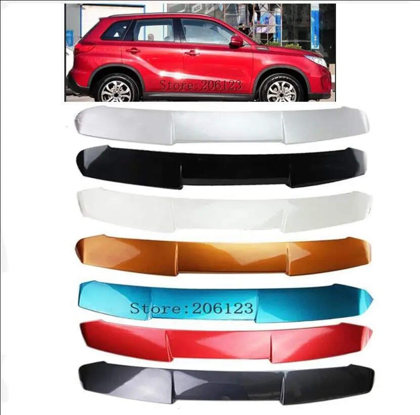 

Стильный спойлер на крышу заднего крыла автомобиля, блестящая фотография из АБС-пластика для Suzuki Vitara 2016 2017 2018 2019