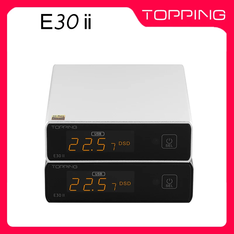 Topping E30Ii 2 E30 Ii Dac Decoder Audio Ak4493 Xu208 32Bit/768K Dsd512 Funzionamento Touch Con Telecomando L30 Hifi Originale