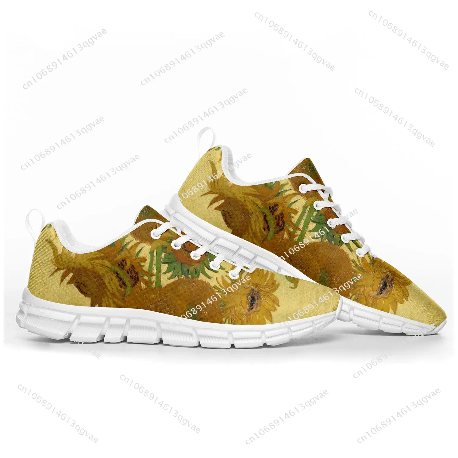 

Van Gogh Oil Painting Sunflower Sports Shoes Mens Womens Teenager Kids Children Sneakers Custom High Quality Casual Couple Shoe
