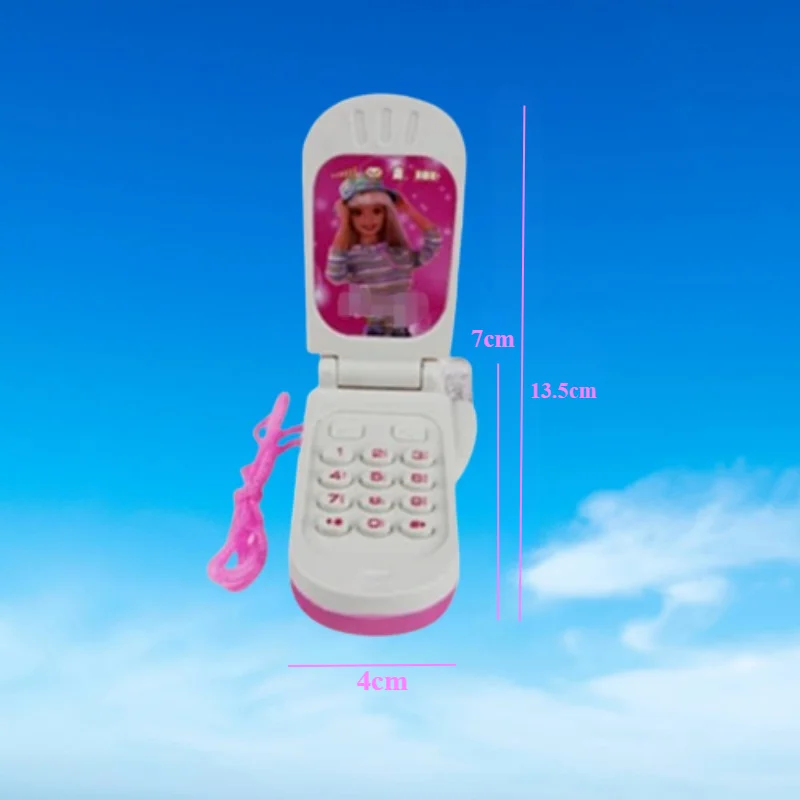 Children's Retro Simulation Flip Cover Electronic Light Music