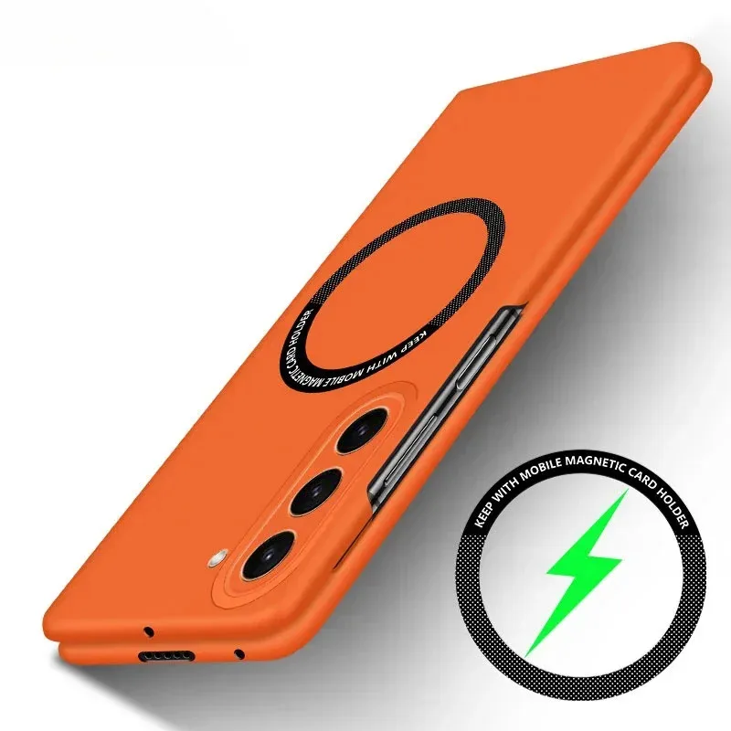Ultra-Thin Magsafe-Compatible Case with Magnetic Skin Feel and Wireless Charging