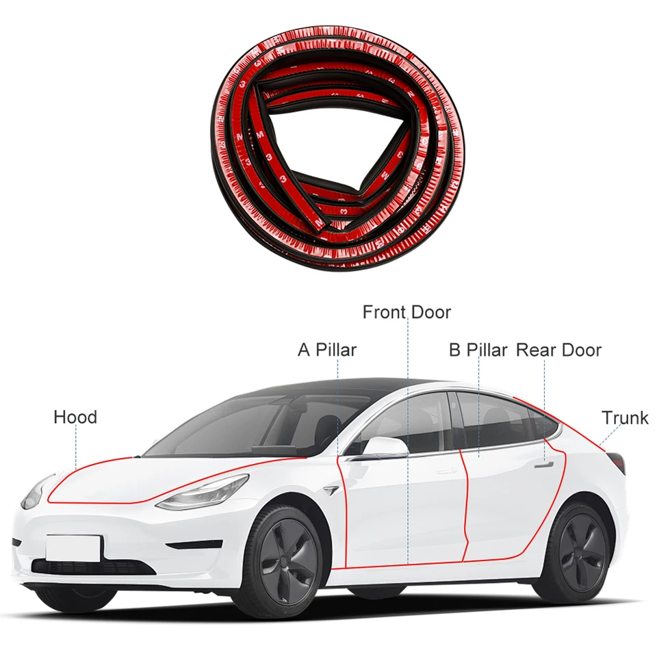 Do Door Seals Reduce Wind Noise In Tesla Model Y - Foto 6