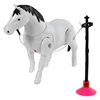 Plastic Electric Horse Around Pile Circle Toy Action Figure Toys Electric Plastic Cartoon Horse Toys Around Pile Circle Toys 1