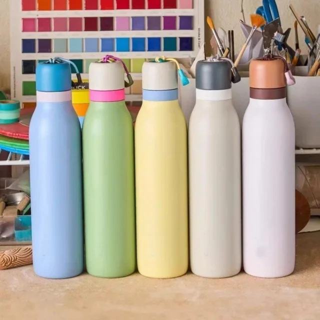 18oz/24oz Portable Thermos Cup Vacuum Cup Stainless Steel Vacuum Flask Cold&Hot Sport Pot Car Cup Travel Mug Insulated Cup