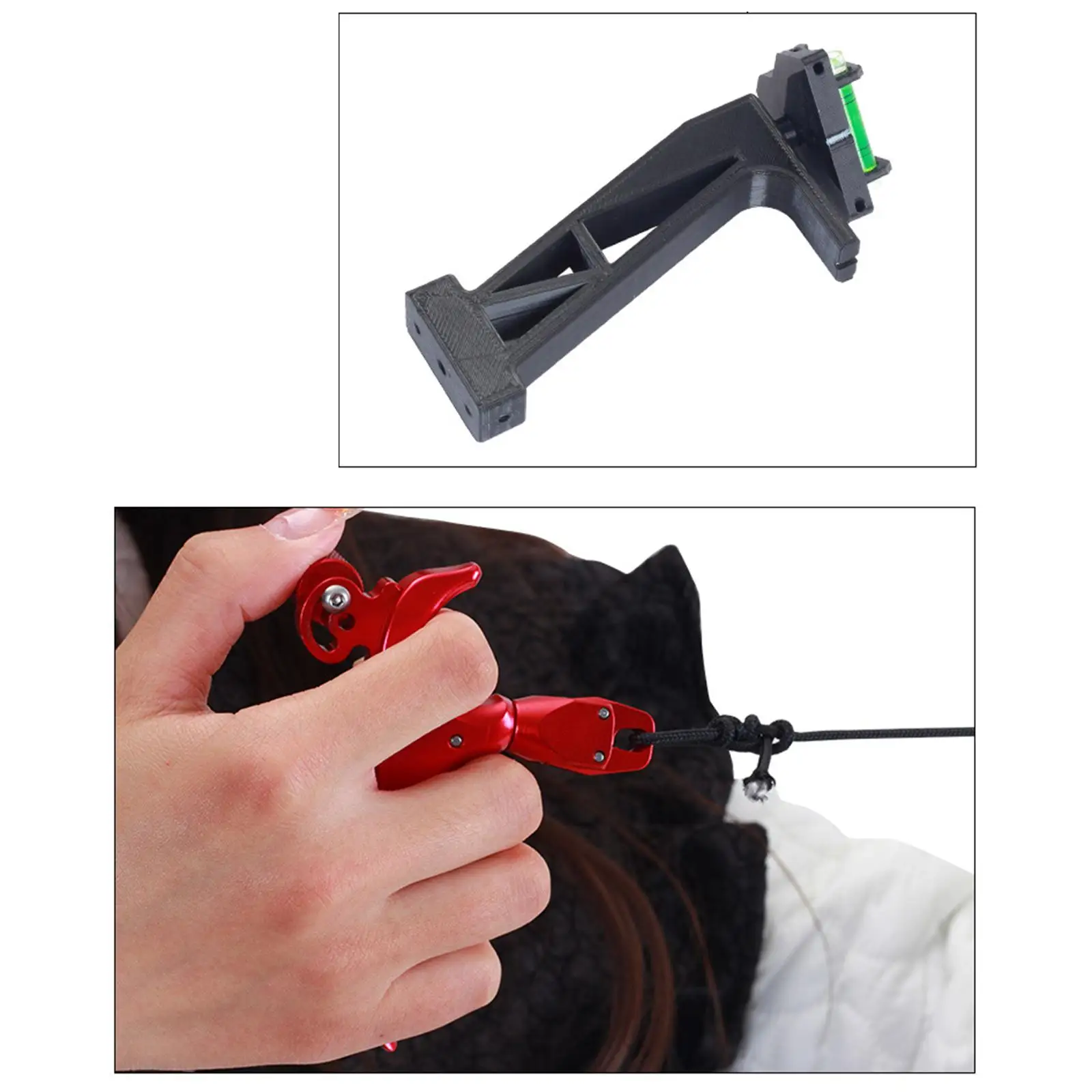 Compound Bow Release Aid Archery Trainer Device Posture Corrector Bow Grip Tool for Hunting Target Shooting