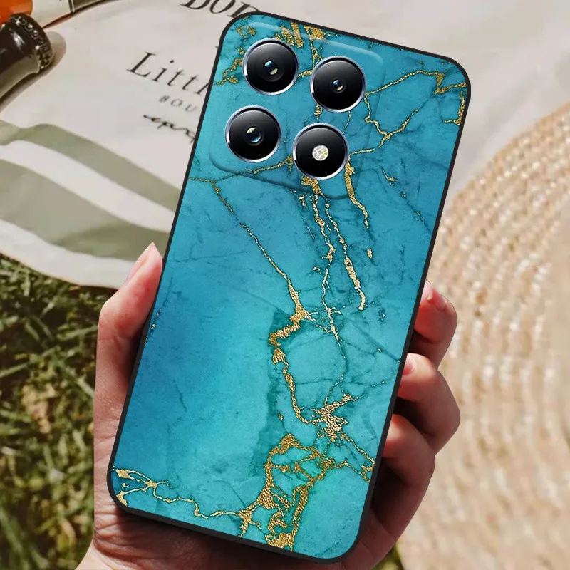 Stylish Marble Soft Silicone Protective Phone Case - Bumper Cover
