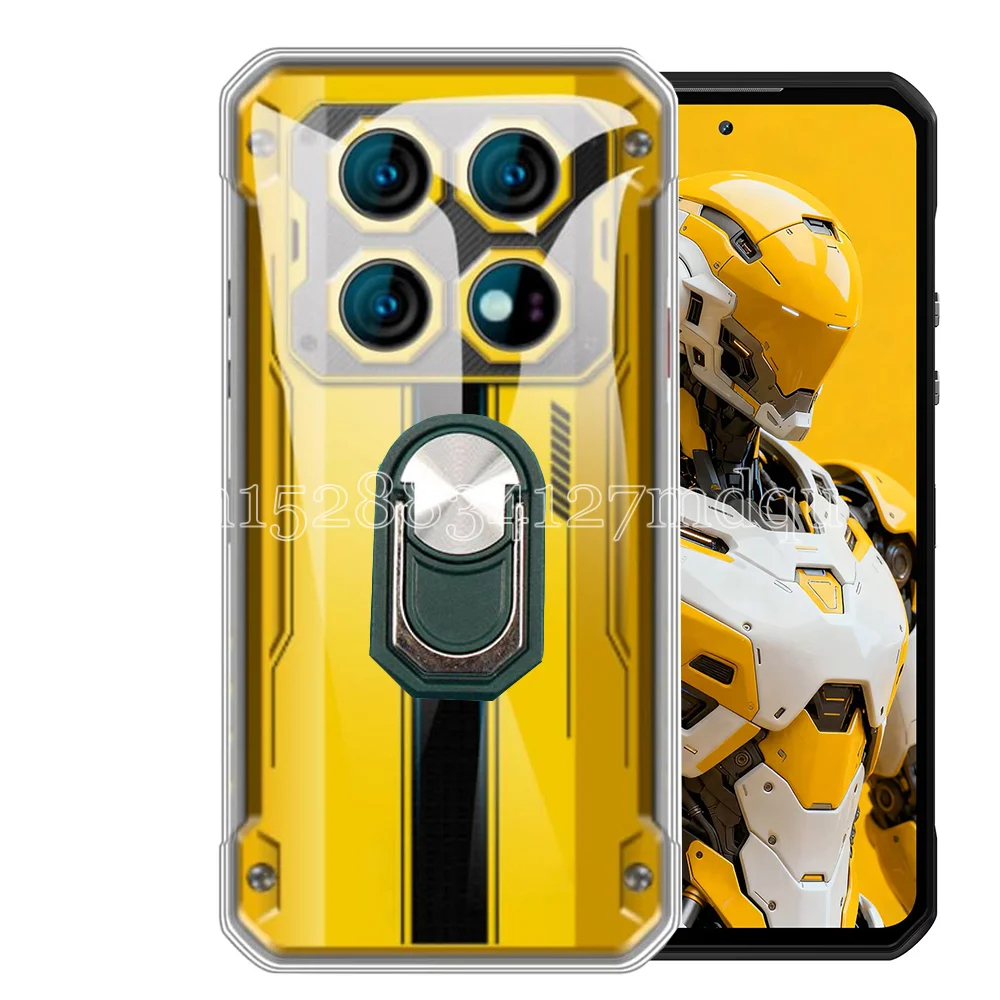 Shockproof Soft TPU Kickstand Ring Holder Case Cover