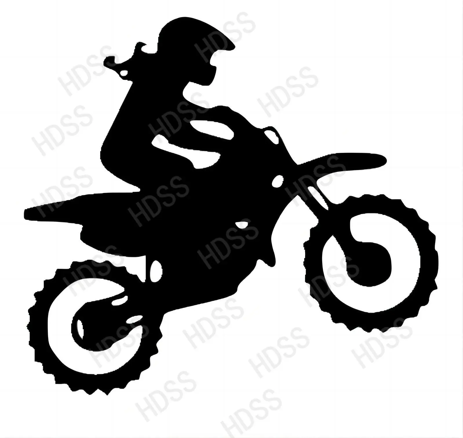 

HDSS-Dirt Bike motocross girl female rider bike car sticker funny Vinyl Decals Motorcycle Accessories Stickers
