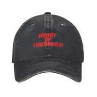 Vintage Hurry Up Tomorrow The Weeknd Baseball Cap for Men Women Distressed Cotton Headwear  Outdoor Running Golf Gift Caps Hat 1