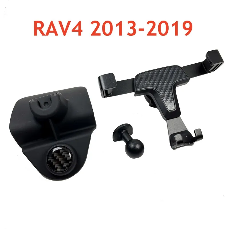 Car Phone Holder Interior Dashboard Air Vent Bracket GPS Stand Navigation Bracket For Toyota RAV4