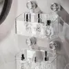 Suction Cup Bathroom Storage Basket Wall Mounted Cosmetic Storage Box Free Punch Shower Shampoo Holder Rack Bath Accessories 2
