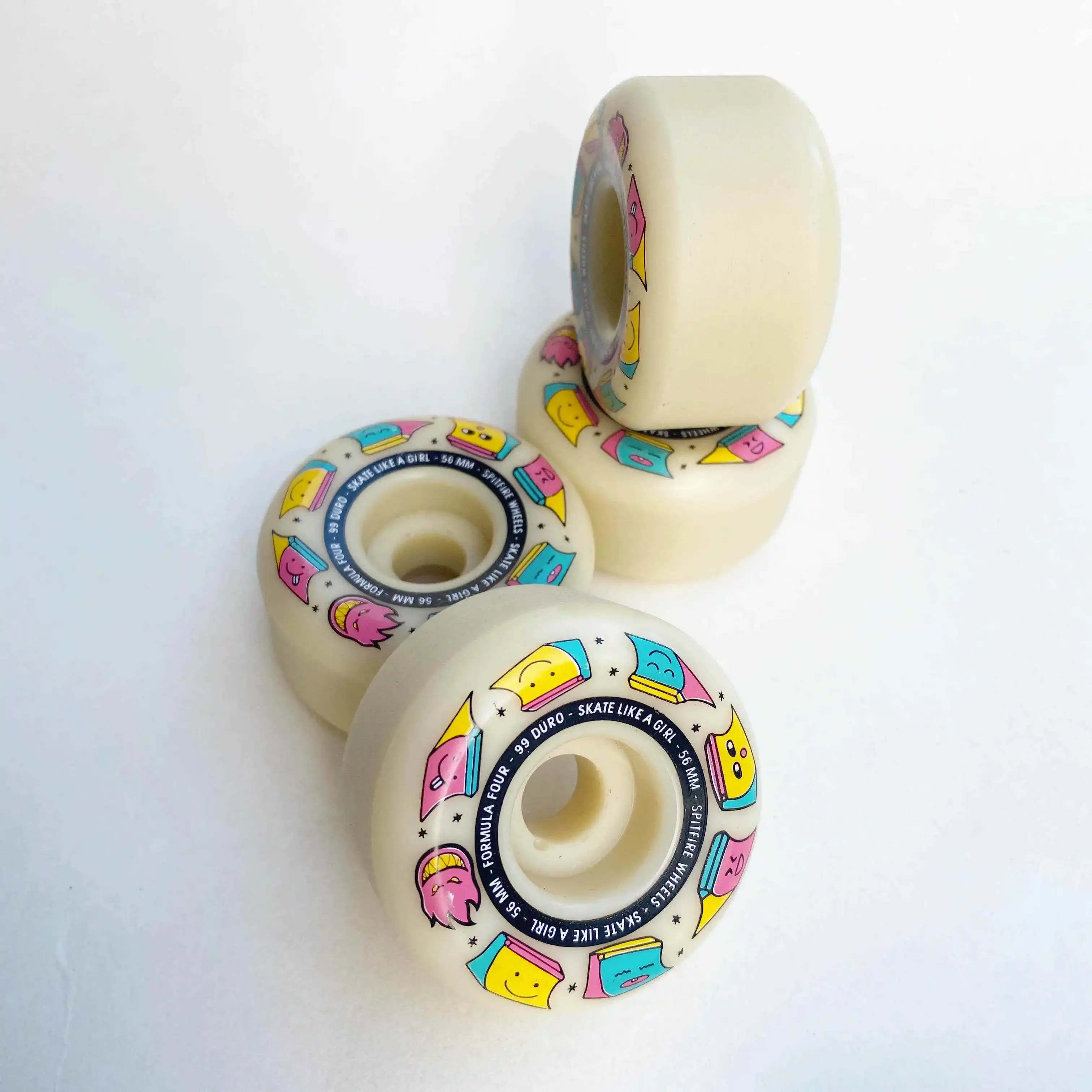 Rodas genuínas importadas do skate do Spitfire, 52mm, 101Duro, 53mm, 54mm, 56mm, 99duro, 80HD