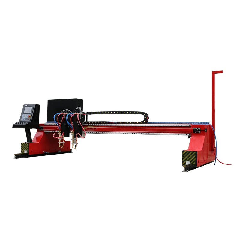 China gantry type CNC plasma cutting machine for aluminum/iron/steel/metal sheets cutting 2