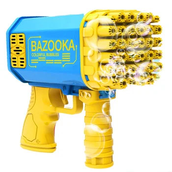 36 Holes Bubble Blower For Toddlers Electric Bubble Guns Machine For Kids Electric BubbleRocket For Party Favors Summer 1