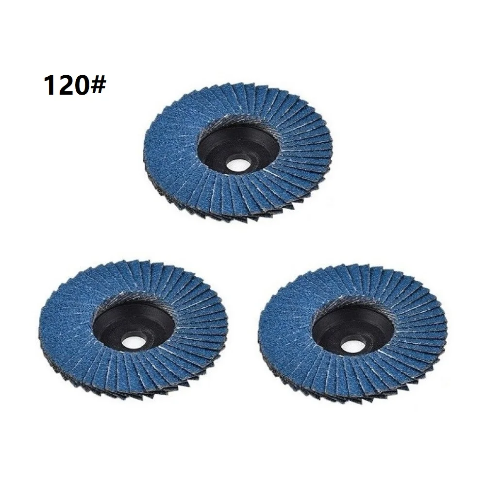 

3pcs 3 Inch Flat Flap Discs 75mm Grinding Wheels Wood Cutting For Angle Grinder Electric Sharpener Diamond Grinding Wheel