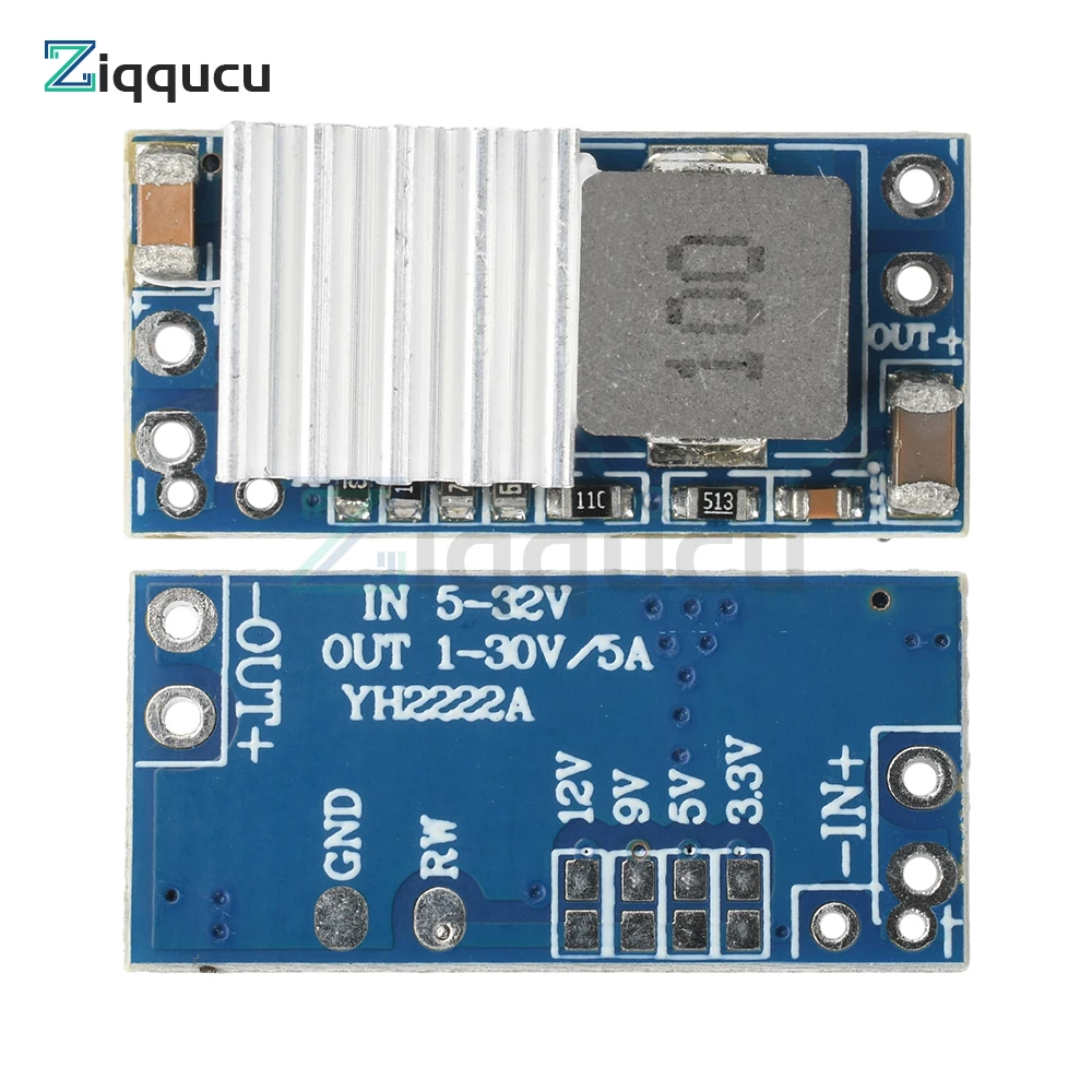 Trois modules Boost Buck 3.3V/5V/9V/12V pour Drone Batterie Extra - Lot de 3, côte à côte, prêts à être utilisés.