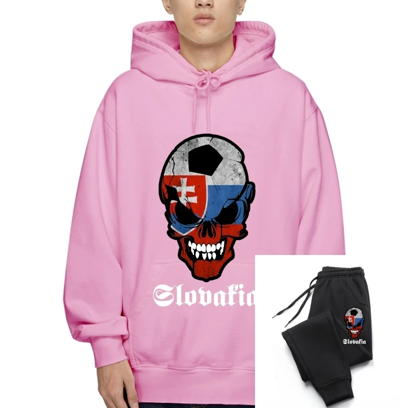

CLASSIC SLOVAKIA FOOTBALL SOCCER SKULL FLAG MENS T-Sweatshirt Hoodies