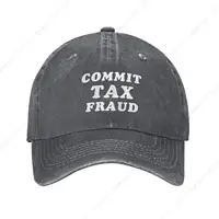 Commit Tax Fraud Cap Pure Cotton Cap Men Women Baseball Cap Breathable Hat Outdoor Sports Cap Fishing Sunshade Hat For Travel 1