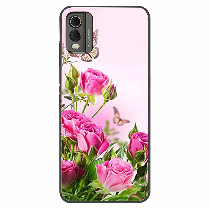 Shockproof Soft Silicone TPU Back Cover with Cute Cartoon Design