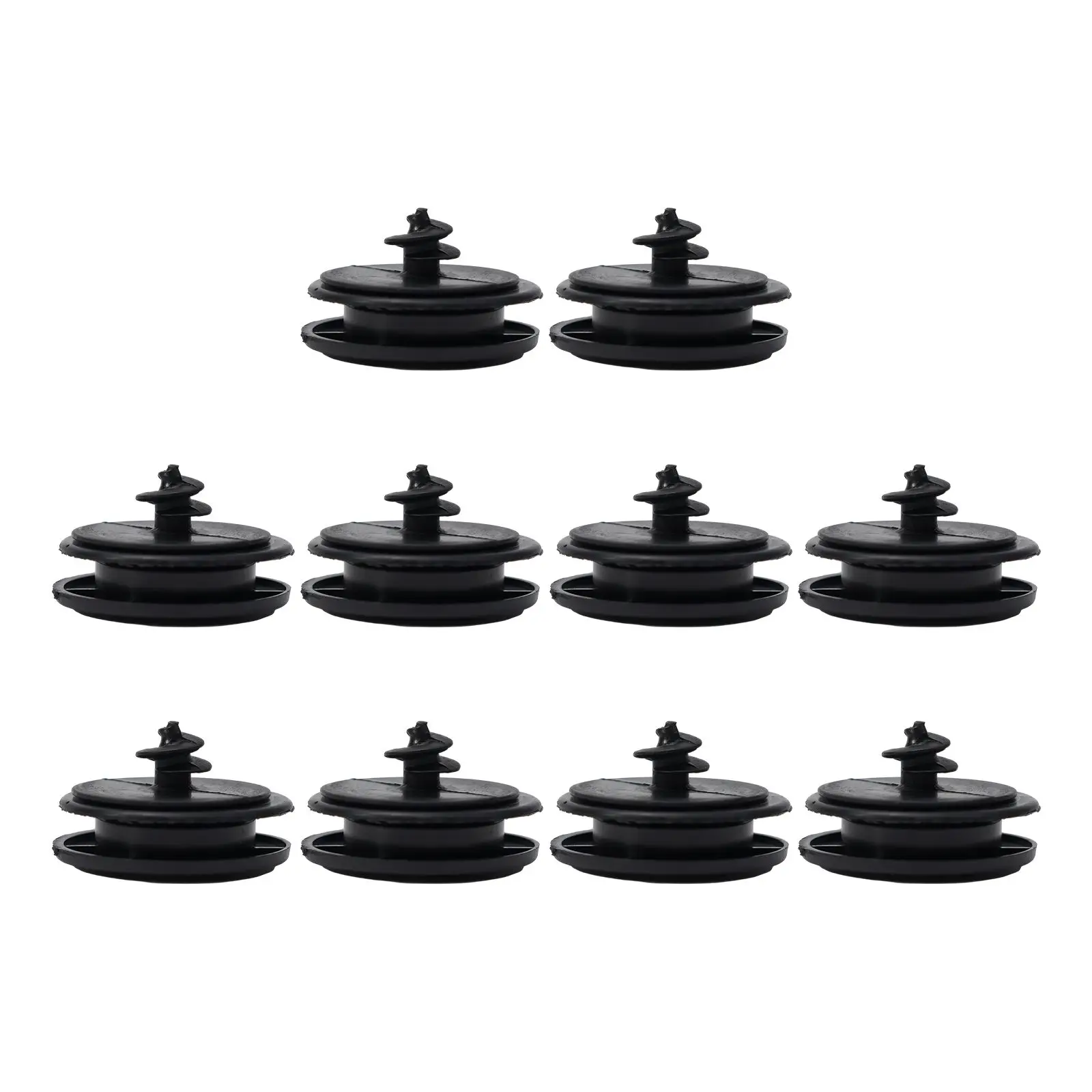 

10Sets Universal Black Car Floor Mat Clips Carpet Retainer Fixing Holders Grips Automotive Goods Car Accessories