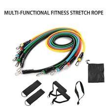 

11pcs/set Resistance Bands Set Expander Yoga Workout Exercise Fitness Equipment For Home Gym Elastic Booty Bands Pull Ropes