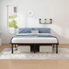 Metal Bed Frame-Simple and Atmospheric Platform Frame, Storage Space Under The Heavy Duty Frame Bed, Sturdy Queen Size Suitable 2