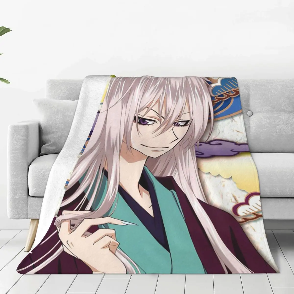 

Kamisama Kiss Hajimemashita Anime Flannel Blanket Tomoe Funny Throw Blanket for Home Hotel Sofa 150*125cm Plush Thin Quilt 1