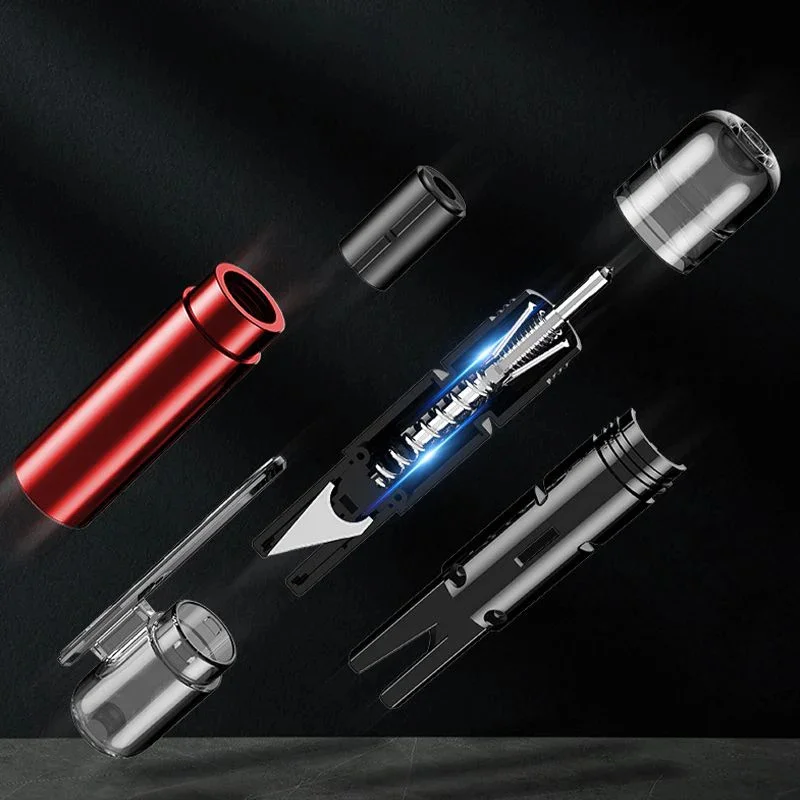 2-in-1 Emergency Rescue Safety Hammer Mini Emergency Car Escape Tool Multifunctional Portable Window Breaker Seat Belt Cutter