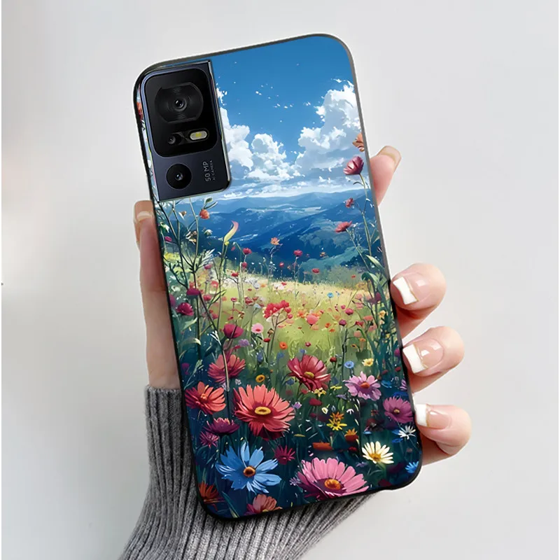 Luxury Cute Cartoon Black Soft Silicone Protective Phone Case