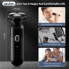 Electric Rotary Shavers for men 5W Cordless Razor Rechargeable Hair Trimmer 4D Floating Blade Washable Rotary Shaving Machine 6
