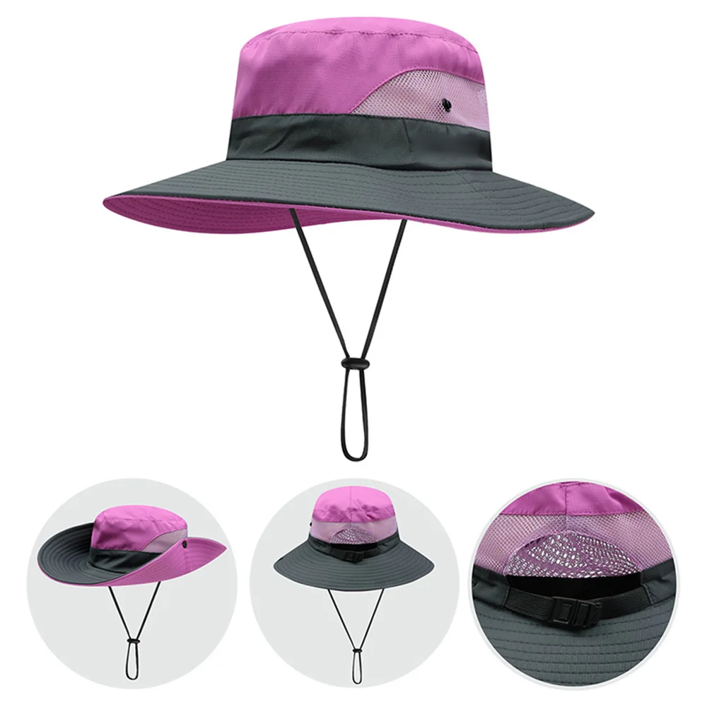 Sun Hats Fishing Hat Outdoor Uv Protection Sun Hat Bucket Hat Women's  Panama Hat Summer Wide Brim Bob Hiking Hat Hiking Camping - Fishing Caps -  AliExpress