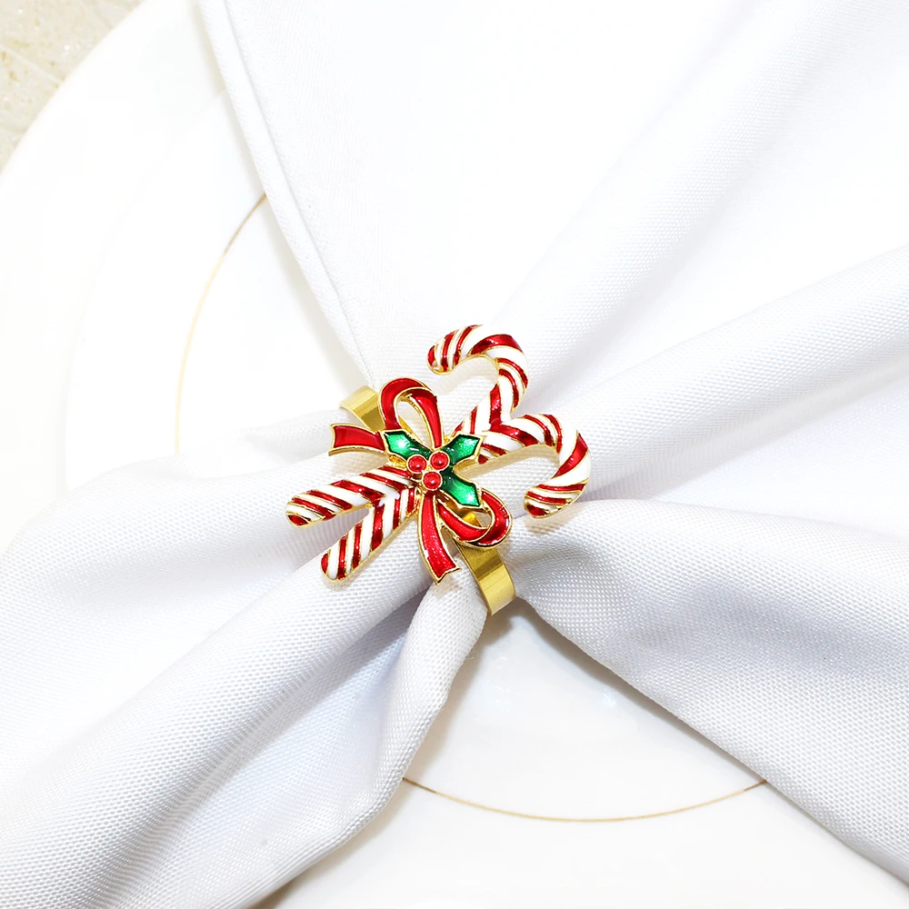 Candy Cane Napkin Rings