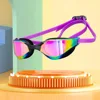 Swimming Goggles For Men Women Anti-Fog Uv Prescription Waterproof Silicone Adjust Swim Pool Eyewear Adults Kids Diving Glasses 1