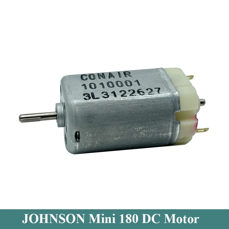 존슨 미니 180 DC 모터 고속 20mm*15mm*32mm 카본 브러시 포함 DIY 취미용 장난감 고양이 보트 3V-12V 13600RPM 강력 자석