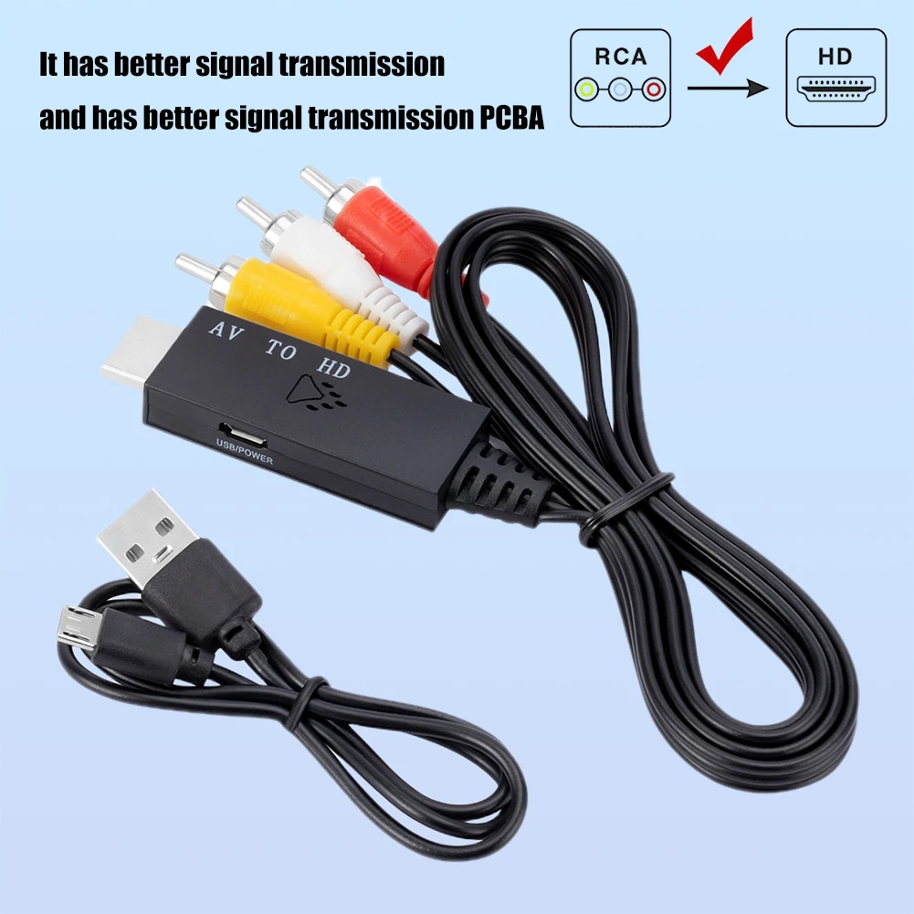 HDMI ȣȯ RCA AV  ̺  ڽ, TV  , 1m ÷  ÷, DVD ī޶ LCD TV 1080p 720p 