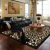 Nordic Luxury Leopard Large Area Carpets Living Room Decoration Carpet Washable Rugs for Bedroom Home Decor Mat Lounge Rug 4