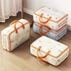 Foldable Storage Bag PVC Waterproof Transparent Move Storage Bag Large Capacity Household Clothes Quilt Storage Bag Organization 6