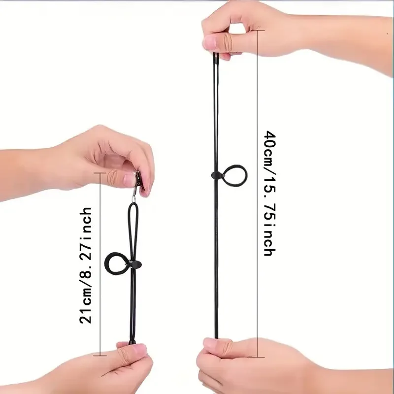 2/4 Stück unsichtbare, verkürzbare Fixierclips für Hosenbeine, verhindern das Nachziehen, verstellbare Hosenträger, Fotografie-Hintergrundclip – Detail 2