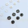 100pcs Tiny 4mm Mini Plastic Round Invisible Snap Button Home DIY Clothes Pajamas White Black Transparent Bag Press Buttons 2