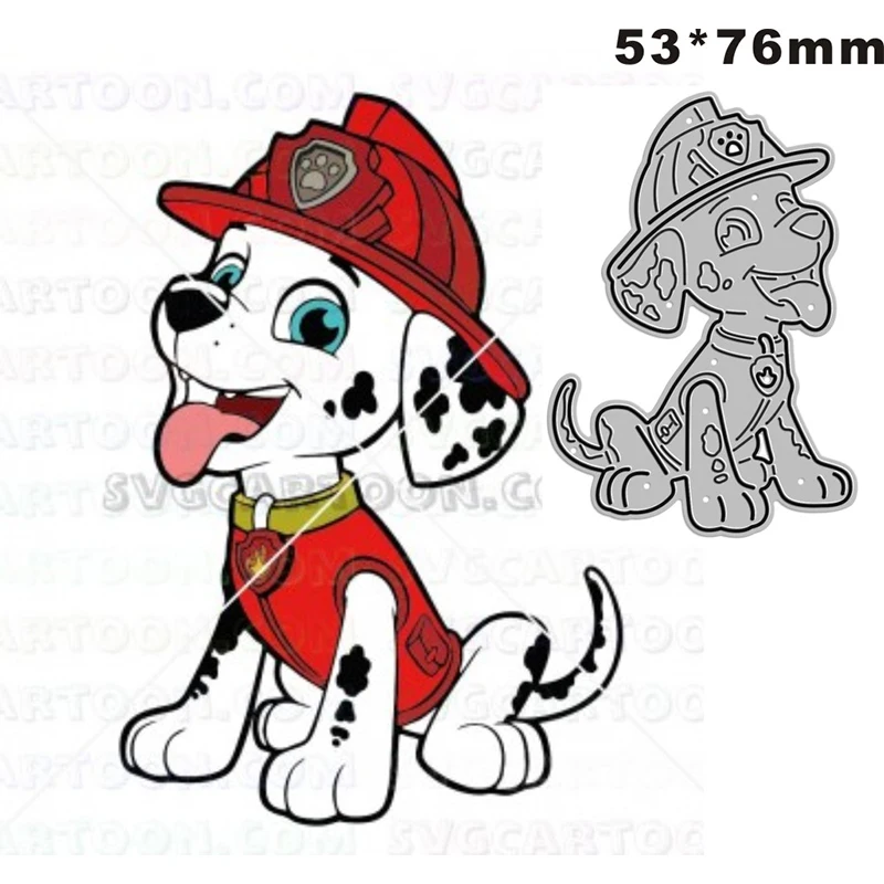 

2021 New Cute Dog Animal Hat Metal Cutting Dies for Scrapbooking Paper Craft Best Friend Card Making Embossing Decor No Stamps