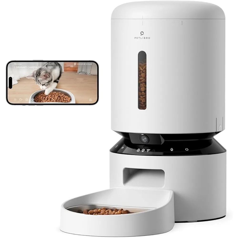 

1080P HD Video with Night Vision Automatic Feeder of Cats 5G Wi-Fi Pet Feeder Feeding and Water Dog Supplies Freight free