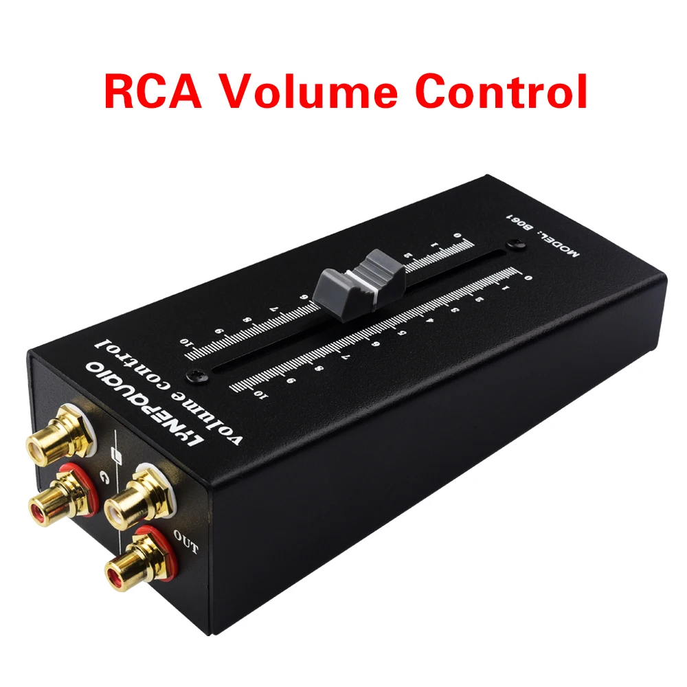 

Passive Front Active Speaker Volume Adjustment Controller No Need For External Power Supply Lossless Output RCA Interface