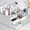 Large Capacity Cosmetic Storage Box Drawer Makeup Organizer Dressing Table Skin Care Rack House Container Mobile Phone Sundries 4
