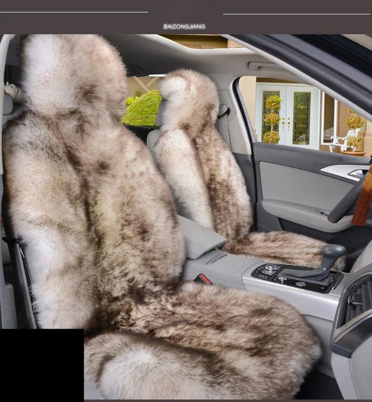 R3U Neue Verdickte Länge Plüsch Winter Warme Auto Sitzkissen Wolle Volle Umgeben Göttin_voghion.com